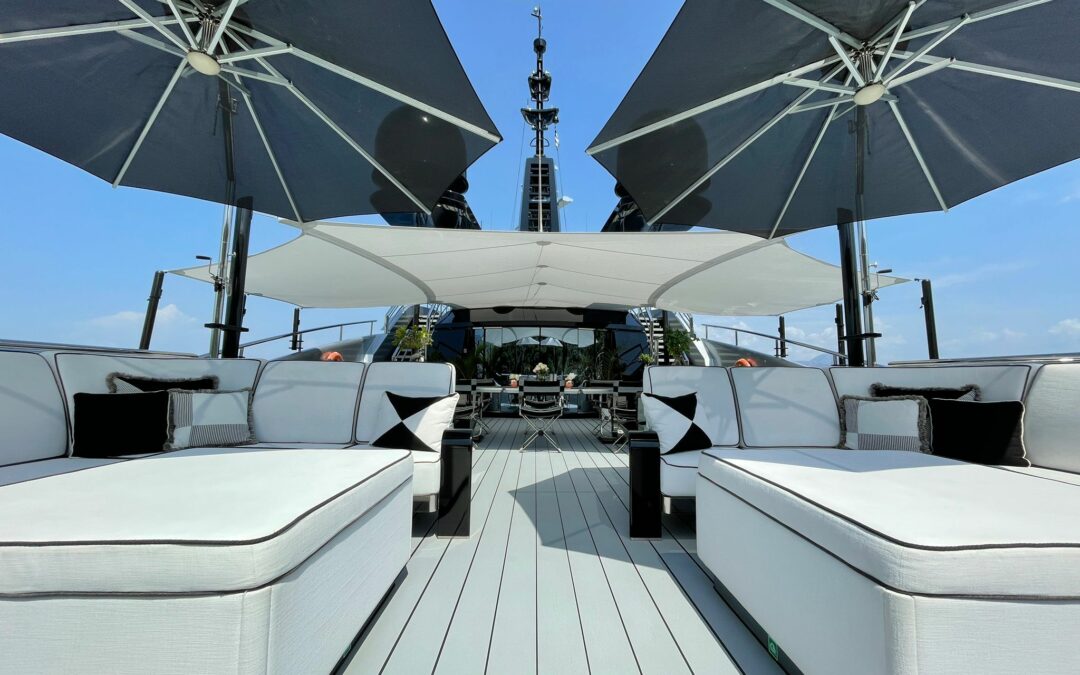 The excellence of marine fabrics for yacht upholstery: combining comfort and durability